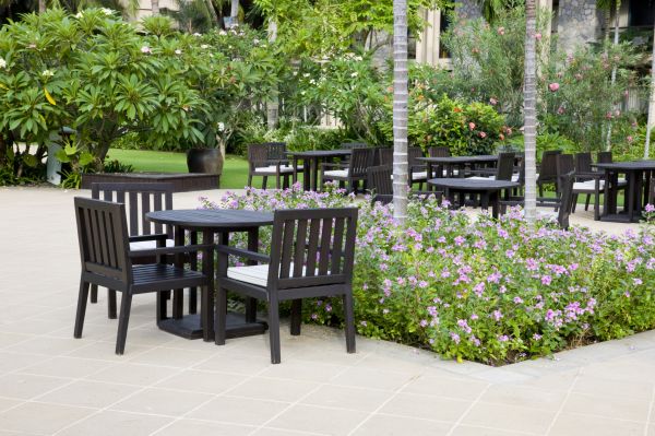 Courtyard Landscaping in Taylor