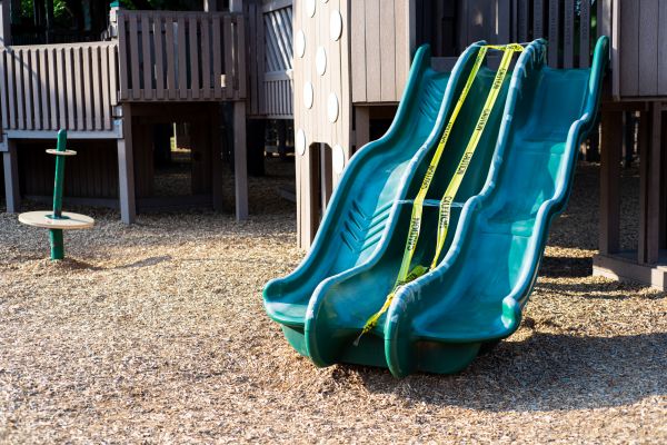 Play Area Mulch Installation in Taylor