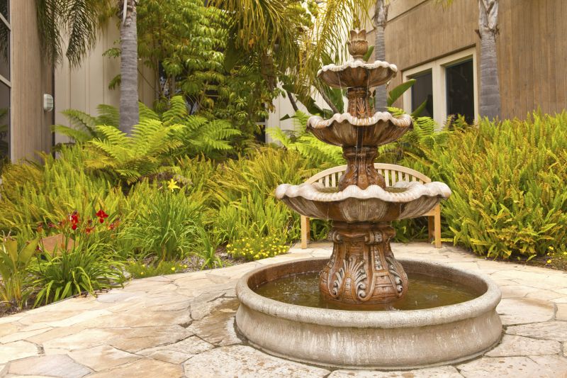 Garden Fountain Installation